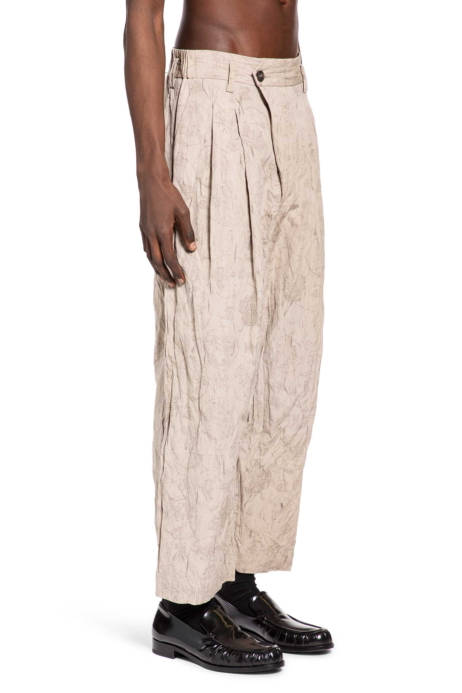 Printed Organic Cotton Trousers - immagine 4