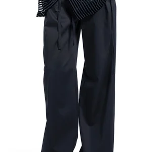 Nouk Wide Leg Pleated Trousers