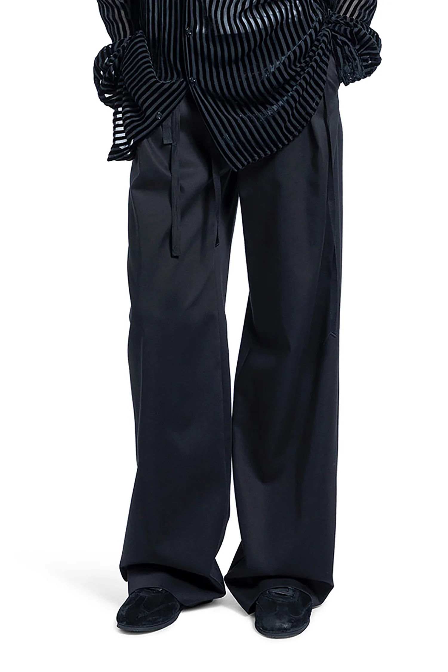 Nouk Wide Leg Pleated Trousers